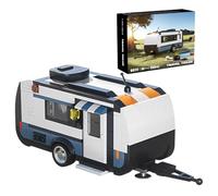 SymGrpu Set di mattoncini da costruzione per roulotte e camper, modello educativo STEM, regalo per adulti e adolescenti bambini dai 14 anni in su (393 pezzi)
