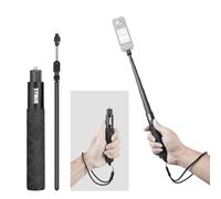 SYMIK Bastone per selfie invisibile per Insta360 (70 cm), asta di estensione in lega di alluminio, monopiede portatile estensibile per Insta 360 X5 X4 Air X3 ONE X2 per DJI Osmo 360