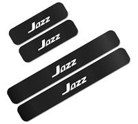 Symilov 4 Pezzi Adesivo per Battitacco Auto in Fibra Carbonio, per Hon-da Insight Jazz Fit Type R Type S VTI RR Si, Battitacco Protezione Plates Anti-Graffio Scuff Decorativi Accessori, Jazz