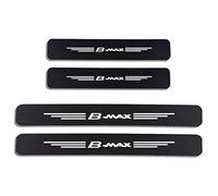Symilov Fibra di Carbonio Battitacco per Auto Sticker, per FO-rd B-Max GT KA Flex C-Max Figo, 4 Pezzi Esterno Battitacco Protezione Plates Anti-Graffio Scuff Adesivi Decorativi Accessori,B~Max