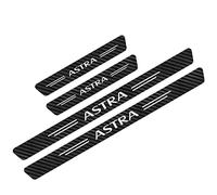 Symilov Fibra di Carbonio Battitacco per Auto Sticker, per Op-El, 4 Pezzi Battitacco Protezione Plates Anti-Graffio Scuff Adesivi Decorativi Accessori,Astra