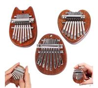 Symmetry 8 Key Exquisite Finger Thumb Piano, Finger Thumb Piano, 8 Key Exquisite Finger Thumb Piano, Thumb Piano for Adults, 8 Key Mini Exquisite Finger Thumb Piano, Thumb Piano for Kids