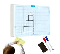 Symmetry Drawing Card | Lavagna da disegno simmetrica cancellabile per bambini | Set di strumenti di sviluppo per scrivere ragazzi e ragazze