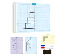 Symmetry Drawing, Erasable Educational Board, Concentration Training Toy Set for Children, Boys, Girls, Creative Development Activity, Early Learning Home Classroom Tool