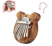 Symmetry Finger Thumb Piano, 8 Key exquisite Finger Thumb Piano, Kalimba Thumb Piano, Finger Piano, Mini Thumb Piano, Piano Gift for Kids Adult Beginne (1pcs,C)
