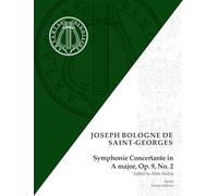 Symphonie Concertante in A-Dur: op. 9/2. 2 Violinen, Orchester. Partitur.