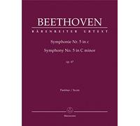 Symphonie Nr. 5 c-Moll op. 67. Partitur, Urtextausgabe. BÄRENREITER URTEXT