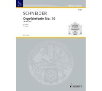 Symphonie pour orgue n° 10: "B-A-C-H". organ.