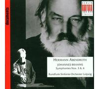 Symphonies Nos. 3 & 4 by J. Brahms