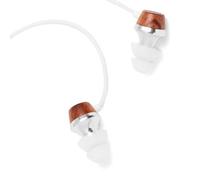 Symphonized ALN - Cuffie auricolari isolanti acustici, in vero legno e microfono (bianco)