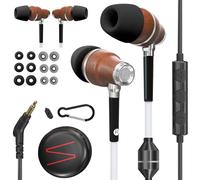 Symphonized Cuffie Airtube Premium EMF, suono 3D, controllo del volume del microfono, driver bassi da 8 mm che garantiscono alta qualità audio jack audio da 3,5 mm