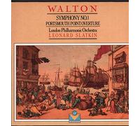 Symphony No. 1 / Portsmouth Point Overture - Sir William Walton / The London Philharmonic Orchestra, Leonard Slatkin LP