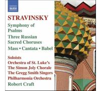 Stravinsky Igor - Sinfonia Di Salmi, Messa, Cantata,