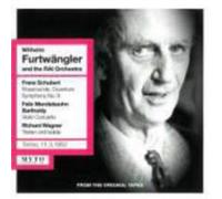 Symphony Orchestra Torino d Furtwangler Conducts...Schubert, Mendelssohn an (CD)