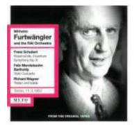 Symphony Orchestra Torino d Furtwangler Conducts...Schubert, Mendelssohn an (CD)
