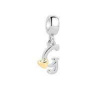 Symretie Bead Charm Ciondolo Argento Sterling 925 con Cubic Zirconia Pendenti per Pandora Braccialetti, Compatibile con Braccialetti e Collane europei