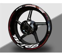 SYMWBD Adesivi per Cerchi Moto per Yamaha YZF-R6 YZF R6 2019-2024 Decalcomanie Riflettenti per Cerchi Strisce Adesive Adesivi Riflettenti