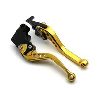 SYMWBD Alluminio Leva Freno Frizione Per Moto Per Benelli TRK251 TRK 251 2018-2019 Leve Regolabili Accessori Moto Frizione Del Maniglia(Oro,Lungo)