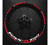 SYMWBD Decalcomania per Ruote Adesivi per Cerchi Moto per Suzuki GSX-R750 Gsxr 750R 750 R Adesivi per Cerchi Adesivi Riflettenti per Mozzi Ruota Kit Adesivi per mozzi Ruota(Colore 13)