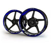 SYMWBD Decalcomania per Ruote Adesivi per Cerchi Moto per Yamaha YZF R1 YZFR1 YZF-R1 Adesivi per Cerchi Adesivi Riflettenti per Mozzi Ruota Kit Adesivi per mozzi Ruota(Colore 1)