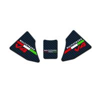 SYMWBD Protezione Serbatoio Carburante Adesivo di Protezione Laterale per Serbatoio Carburante per Moto per Ducati Multistrada V4 1100 Sport 1100S 2021-2022 Adesivo Serbatoio(Colore 1)