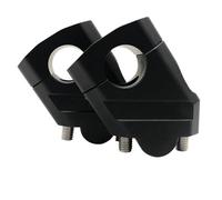 SYMWBD Riser per Manubrio Moto 11/8" 28mm,7/8" 22mm per Benelli per BMW per Yamaha per Ho&NDA Morsetto di Sollevamento Manubrio Adattatore di Montaggio Rialzo(Nero,28mm)