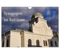 Synagogen im Baltikum (Wandkalender 2026 DIN A4 quer), CALVENDO Monatskalender: Die lange jüdische Tradition im Baltikum zeigt sich an der vielfältigen Architektur der dortigen Synagogen.