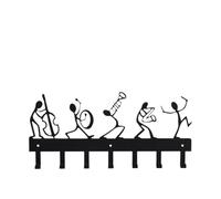 SynapSYA Ganci Portachiavi da Parete Ganci portachiavi in metallo for orchestra sinfonica, organizer da parete, 11,81 pollici, gancio per, arte del ferro