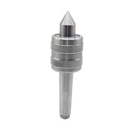 SynapSYA Live Revolving Center Accuracy Steel Silver MT1 MT2 MT3 Lathe Live Center Taper Tool Live Revolving Milling Center Taper Machine Accessories(MT1)
