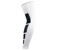 SynapSYA Manicotti a Compressione a Gamba Maniche a compressione for gamba 1 pezzo, manica lunga for intera Supporto for ginocchio con tutore for Proteggi basket Calcio Pallavolo Ciclismo(White,XL)