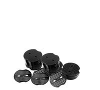 SynapSYA Picchetti Giardino 50pcs Landscape Staples Gaskets Garden Stakes Pins U-Shaped Anti-Rust Ground Sod Yard for Weed Fabric Tubing(Gasket(Not U-Staple))