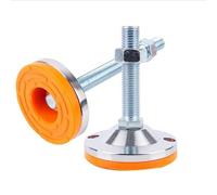 SynapSYA Piedini Regolabili 1 pezzo di base regolabile gambe tornio mobili antiscivolo e ammortizzante resistente piede fisso tazza(D100xM30x200)