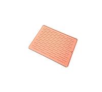 SynapSYA Tappetino Scolapiatti Tappetino scolapiatti in Silicone Resistente al Calore for stoviglie, Lavabile in lavastoviglie, for, tovaglietta(30x15 Pink)