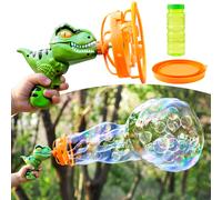 Syncfun Dinosaur Bubble Gun Blower Touch Bubble Machine con una soluzione RIMBIO PER GIOCHIO PER RAGAZZO RAGAZZO GIURNI GIORNI ESTIMA COMPLEANNO