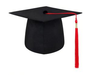 Synchain Cappello da laurea, cappello da laurea, cappello da laurea, cappello da laurea, cappello da laurea, Colore: rosso, m