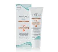 Synchroline - Aknicare Sun Teintée Spf30, Crema Viso Colorata 50 ml, Anti Imperfezioni Pelle Mista e Grassa Con Acido Ialuronico e Filtri Solari, Made In Italy