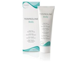 Synchroline - Terproline Body Cream Crema Corpo Elasticizzante e Tonificante 125 Ml Con Acido Ialuronico Peptidi e Centella Asiatica per Rilassamento Cutaneo, Made In Italy