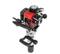 SYNCMH Rammi a benzina 900 W, 8500 giri/min, motore a 2 tempi, cilindrata 32,7 cm³, con alloggiamento in ABS, impugnatura anti-vibrazione, punta in ferro e chiavi a bussola, per giardino, recinzioni e