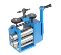 SYNCMH Rullo manuale portatile 3 in 1 40 cr rulli 3:1 traduzione 0-9,38 mm spessore pressato rullo gioielli rullo manuale per gioiellieri artigiani oro argento rame