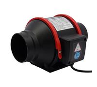 SYNCMH Ventilatore tubolare, 100 mm, 310 m³/h, ventilatore di scarico, ventilazione e pulizia dell'aria, ventilatore per canale, ventilatore per garage, cantine, magazzini, appartamenti, ristoranti