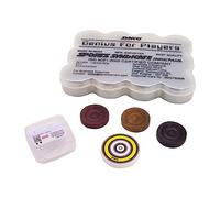 Synco Carrom Set completo di pendine Genius for Players con pedina battante Gem Striker - 2953