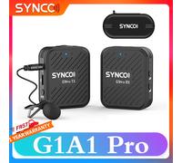 Synco G1(A1) Pro Microfono lavalier wireless Microfono professionale da bavero con custodia di ricarica per fotocamera Smartphone TikTok YouTuber