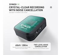 SYNCO G2A2 Sistema Microfono: Trasmissione a 200M, Schermo TFT, Uso tutto il giorno