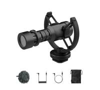 SYNCO Microfono per Fotocamera, M1S Shotgun Mic Condensatore Supercardioide Videomicro Compatibile per Fotocamera Canon Sony Nikon Smartphone Tablet Laptop, Microfono-Esterno-Reflex-DSLR-Fotocamera