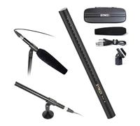 SYNCO Microfono XLR Shotgun, microfono a condensatore direzionale Iper cardioide D2 con connettore XLR, registrazione video/audio per videocamere, microfono-fucile-XLR-microfono a condensatore