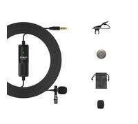 Synco S8 Lavalier Live Wired Microfono, Spec: Black