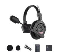 Synco Xtalk X1 2.4Ghz Wireless Headset With Microphone Intercom System Random Master Device Design For Live Show Movie Shoot Stage Performance (1 Pcs)