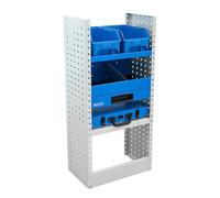 Syncro System Kit scaffalatura furgone Berlingo Partner Kangoo Ducato Boxer Jumper Transit Sprinter - cassetto telescopico valigia contenitori VisionBox vano passa-ruota 51x108x31 cm