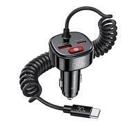 Syncwire Caricabatteria da Auto USB C [Con Protezione della Batteria dell'Auto] Adattatore Super Veloce da 66W PD & QC 3.0[Cavo Tipo C da 6FT] per Samsung/Google Pixel/Moto/Android, iPhone, iPad Pro