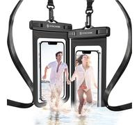 SYNCWIRE Custodia impermeabile per smartphone - Set di 2 custodie impermeabili per telefono IPX8 Touch sensibile, custodia portatile impermeabile per iPhone 14 13 Pro Max 12 Mini 11 XR 8 7 Plus,